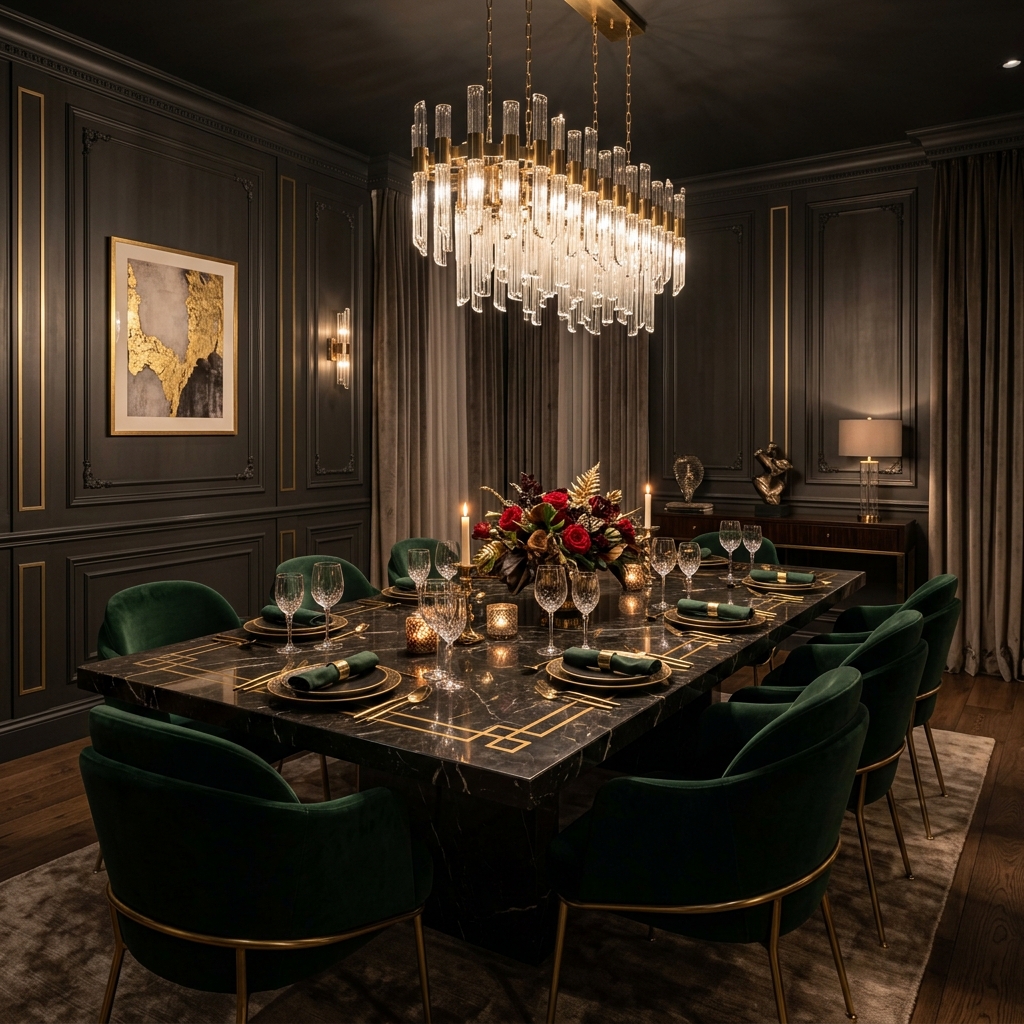 Dining Room interior design by Casa Interiors