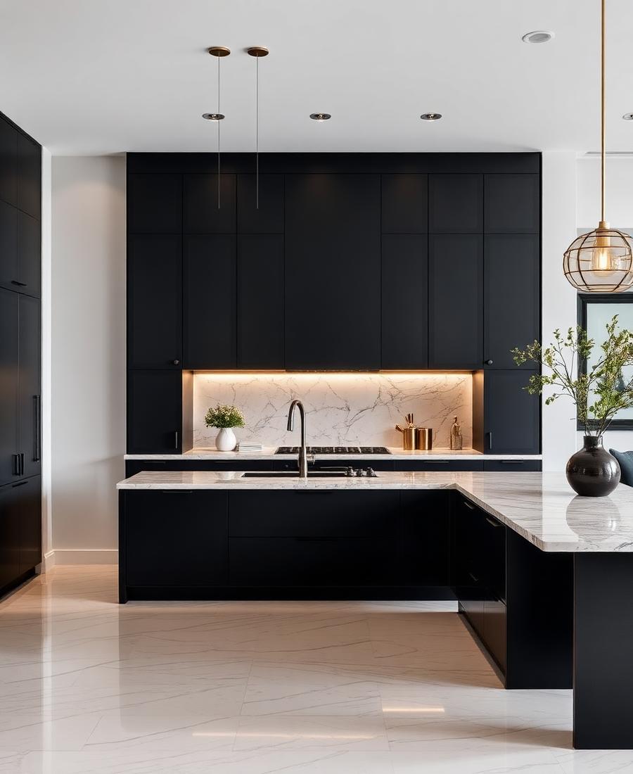 Modern luxury kitchen by Casa Interiors