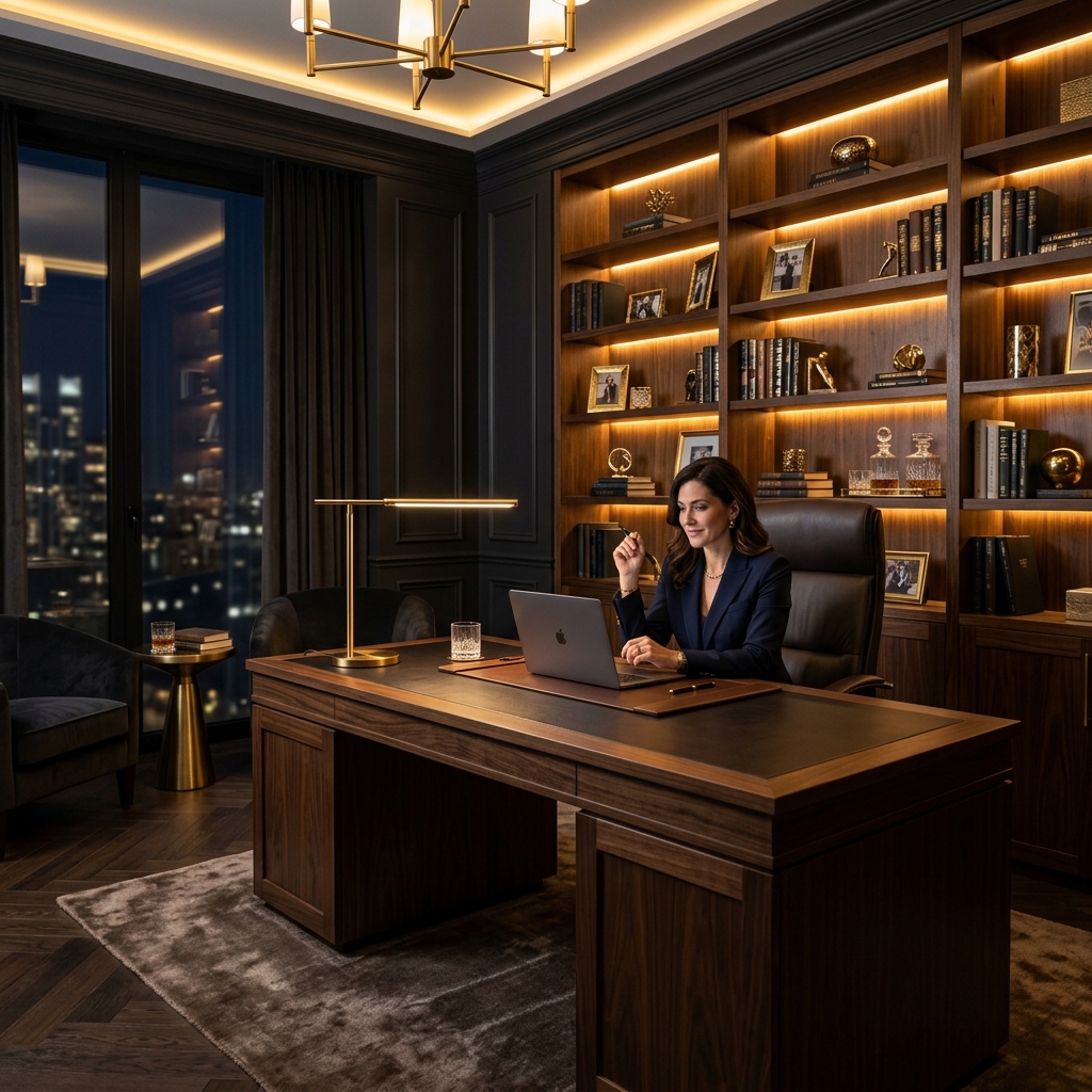 Home Office interior design by Casa Interiors